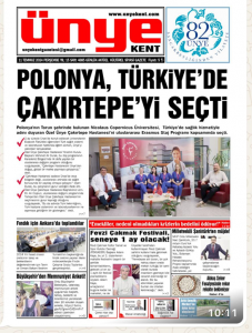 wpis do miejscowej gazety. Kliknij, aby powiększyć zdjęcie.